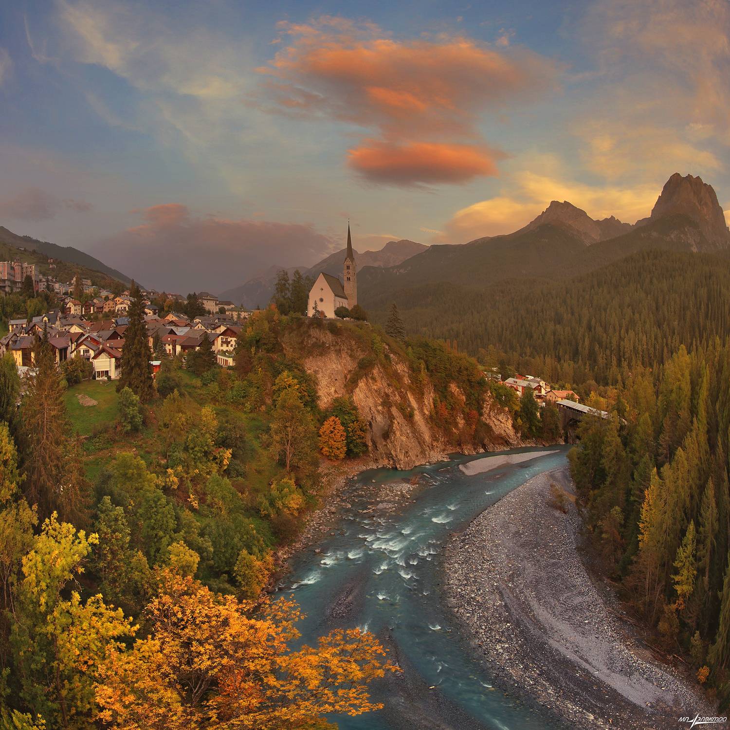 swiss,швейцария,осень,scuol, Матвеев Николай