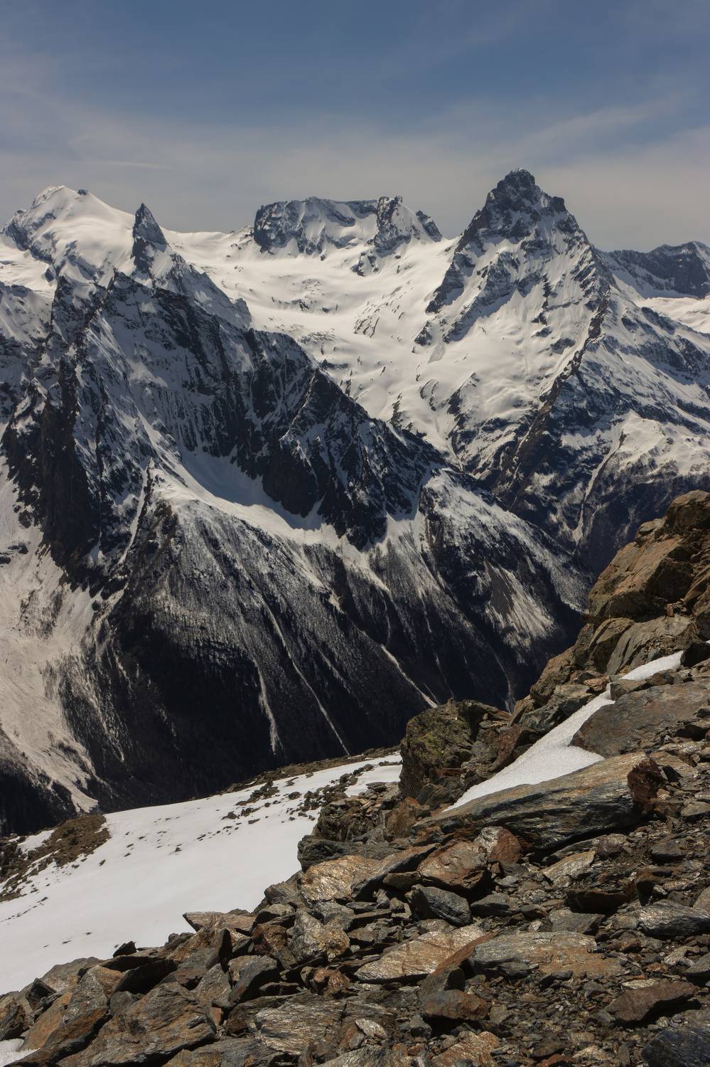 горы, пик, снег, молнце, скала, ледник, камни, склон, Светлана Холодняк