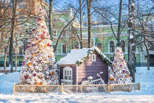 Домики на Тверском бульваре