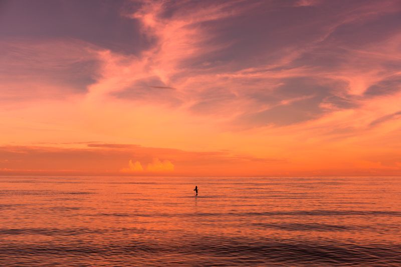 байкал Закат на Байкале фото превью