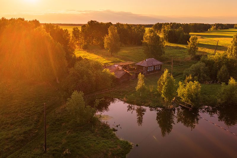 Домик в деревне фото превью