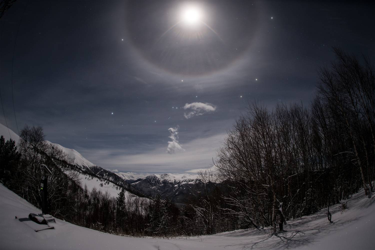 луна, лунное гало, moon, moon halo, orion, орион, Кудашкина Ксения