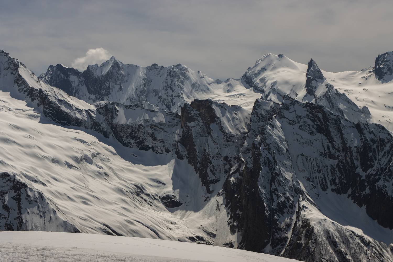 горы, пик, снег, молнце, скала, ледник, Светлана Холодняк