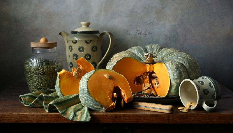 тыква Тыквенный натюрморт фото превью