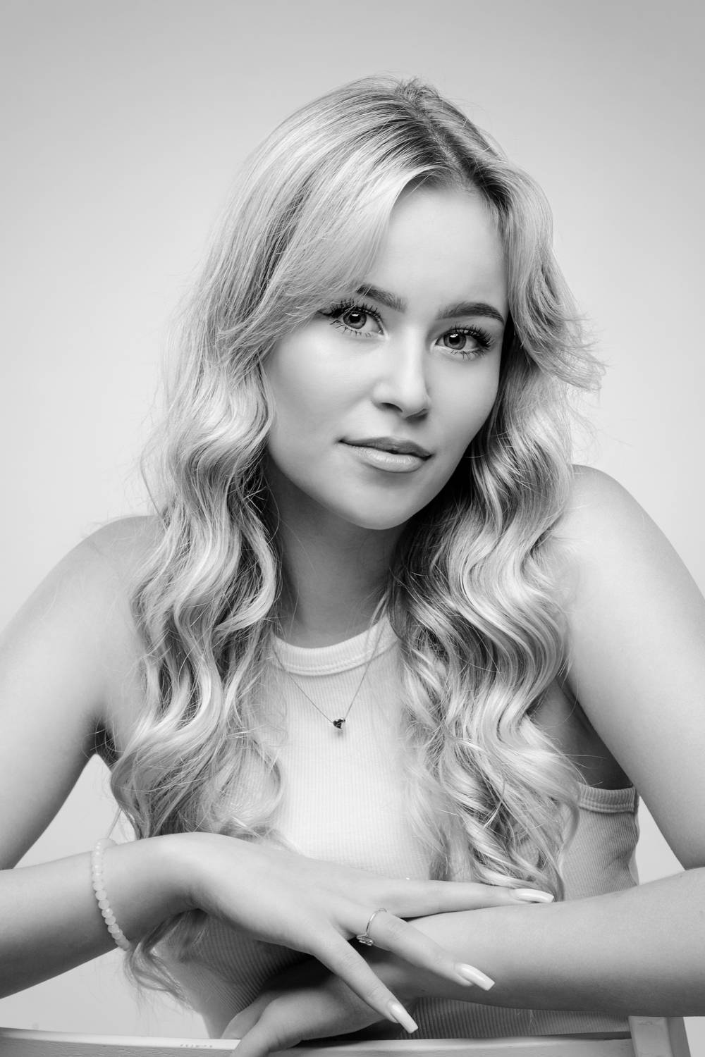 девушка, взгляд, глаза, ч/б, Евгений Дёгтев