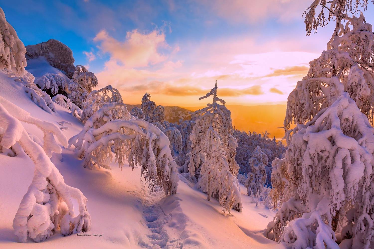 таганай, двуглавая сопка, урал., Евдокимов Сергей