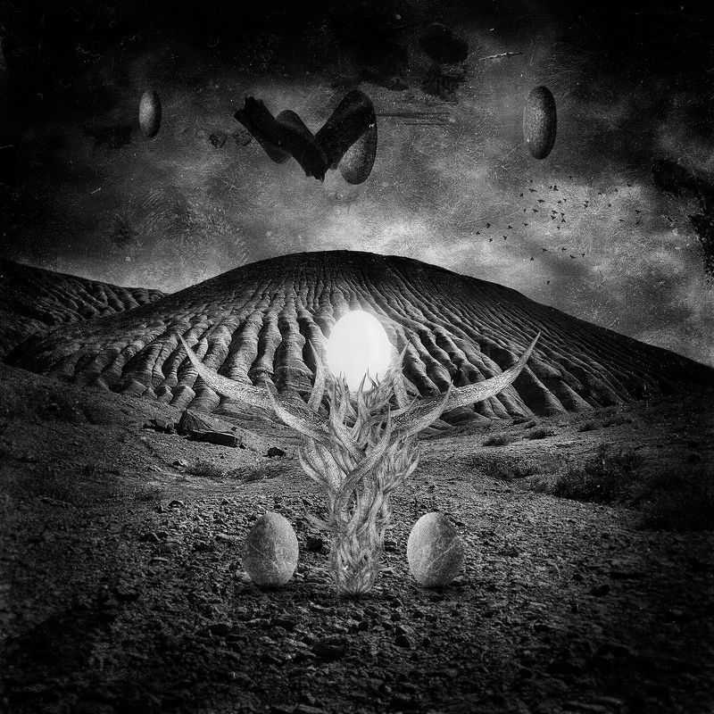 fineart, concept, conceptual, photography, photomontage, photomanipulation, platform, art, darkart, blackandwhite, bnw, Iran, creative, creativity, visionary  The Song Of Unborn фото превью
