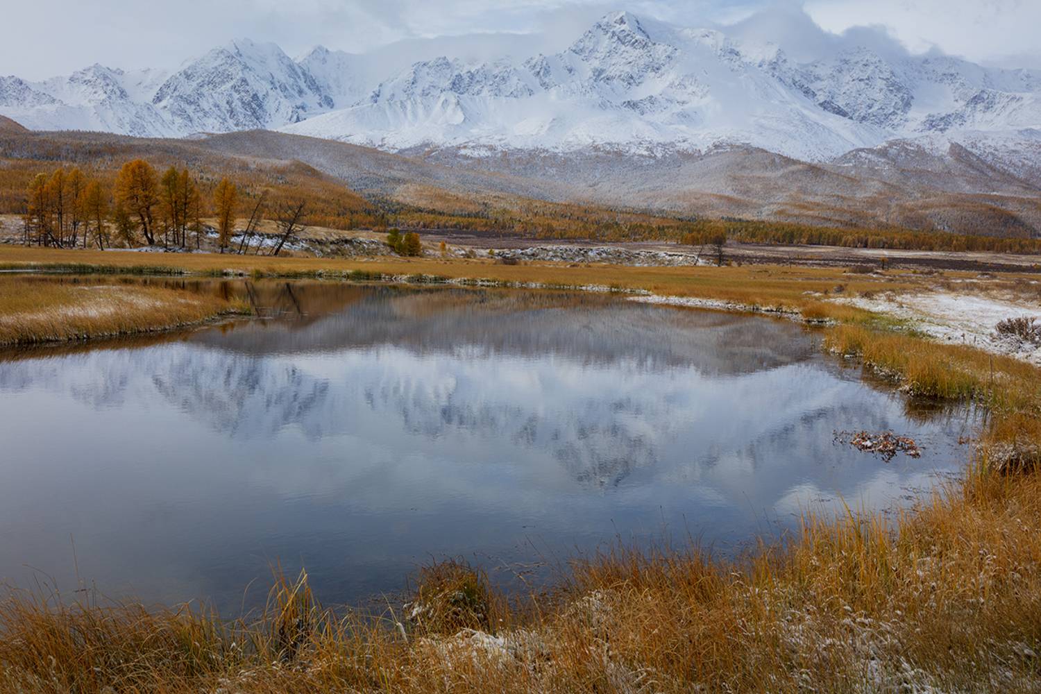 горный алтай, горы,, пейзаж, осень, ештыколь, джангысколь, озеро,, Сергей Шульга