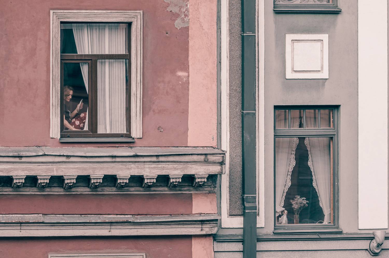 санкт - петербург, город, архитектура, улица, дом, девушка, стрит, окна, Подосинников Максим