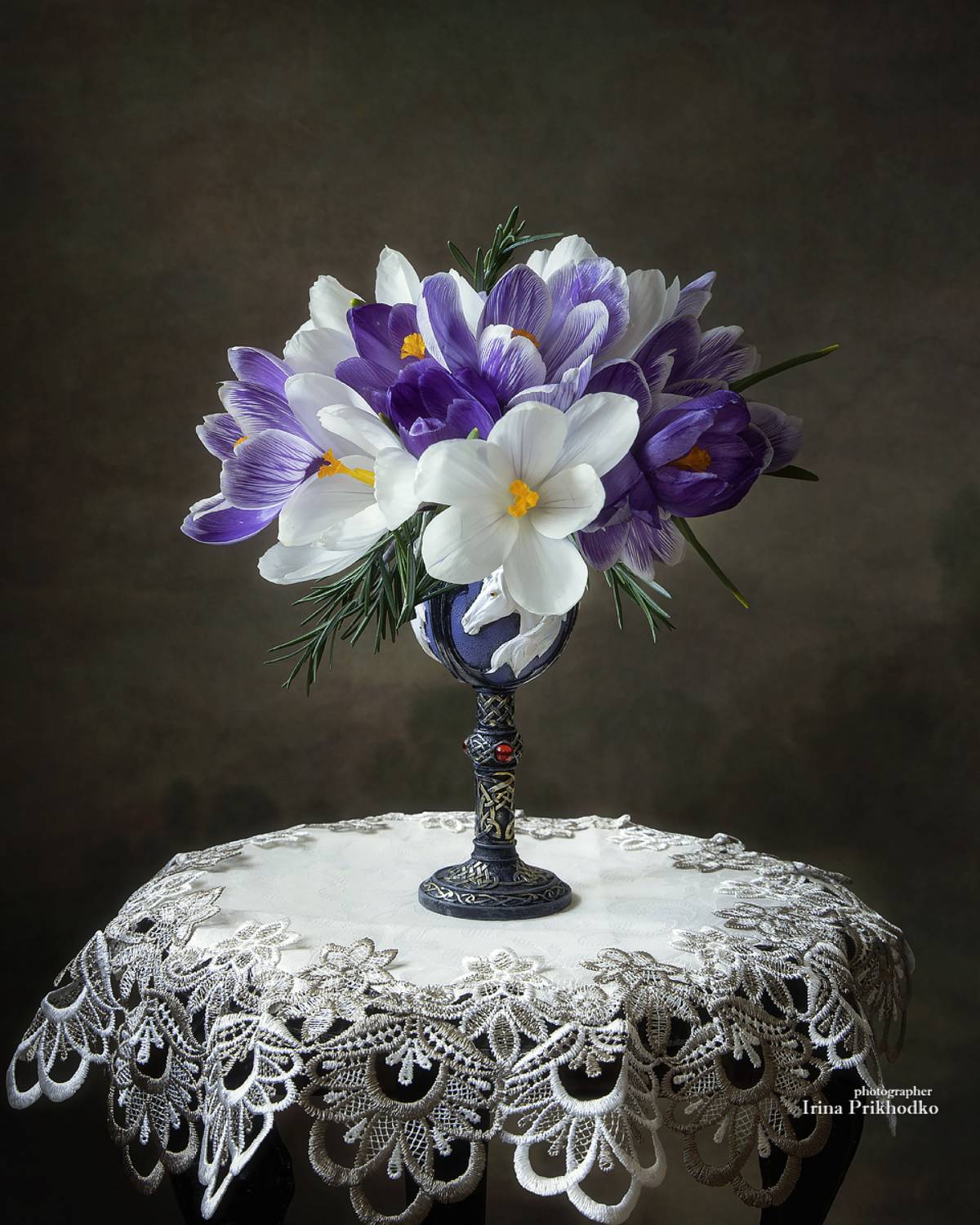 натюрморт, цветы, букеты. подснежники, крокусы, Приходько Ирина