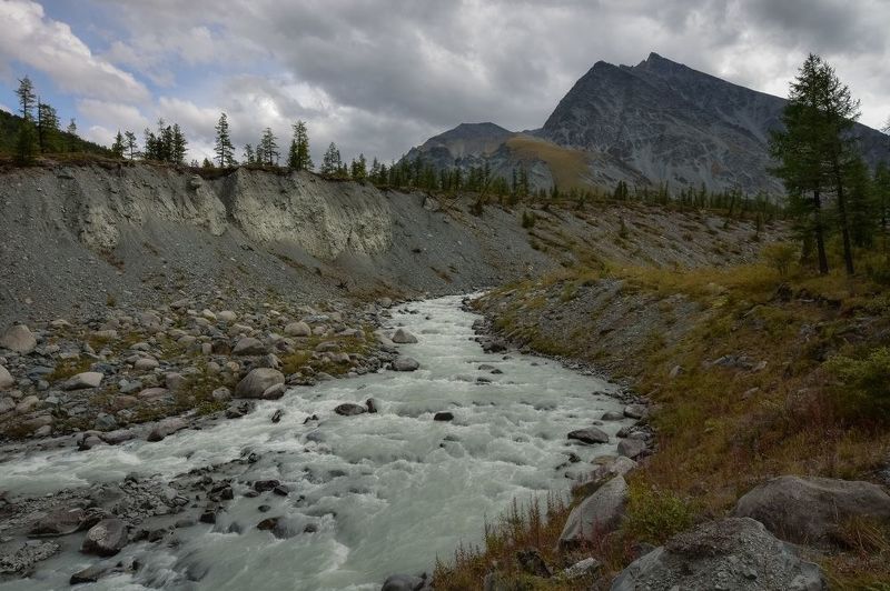 россия, алтай, горный алтай, пейзажи, река аккем, горы Река Аккем горный Алтай фото превью