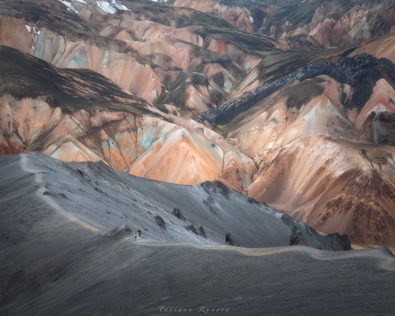 Цветные горы Ландманналаугар фото превью