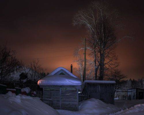 Вечер в деревне
