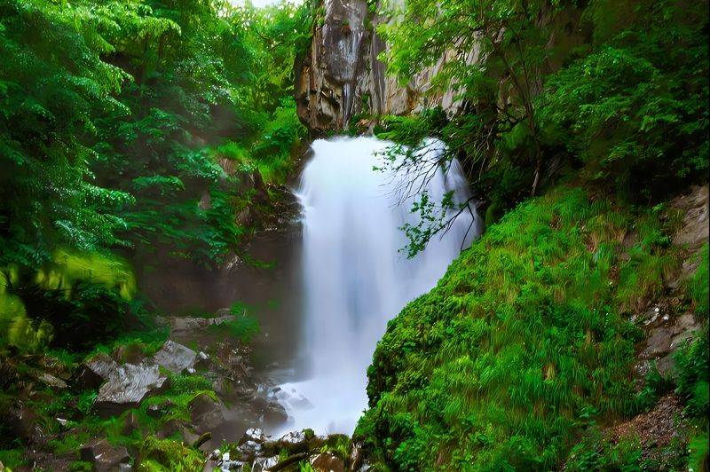 Ляжгинский водопад. фото превью
