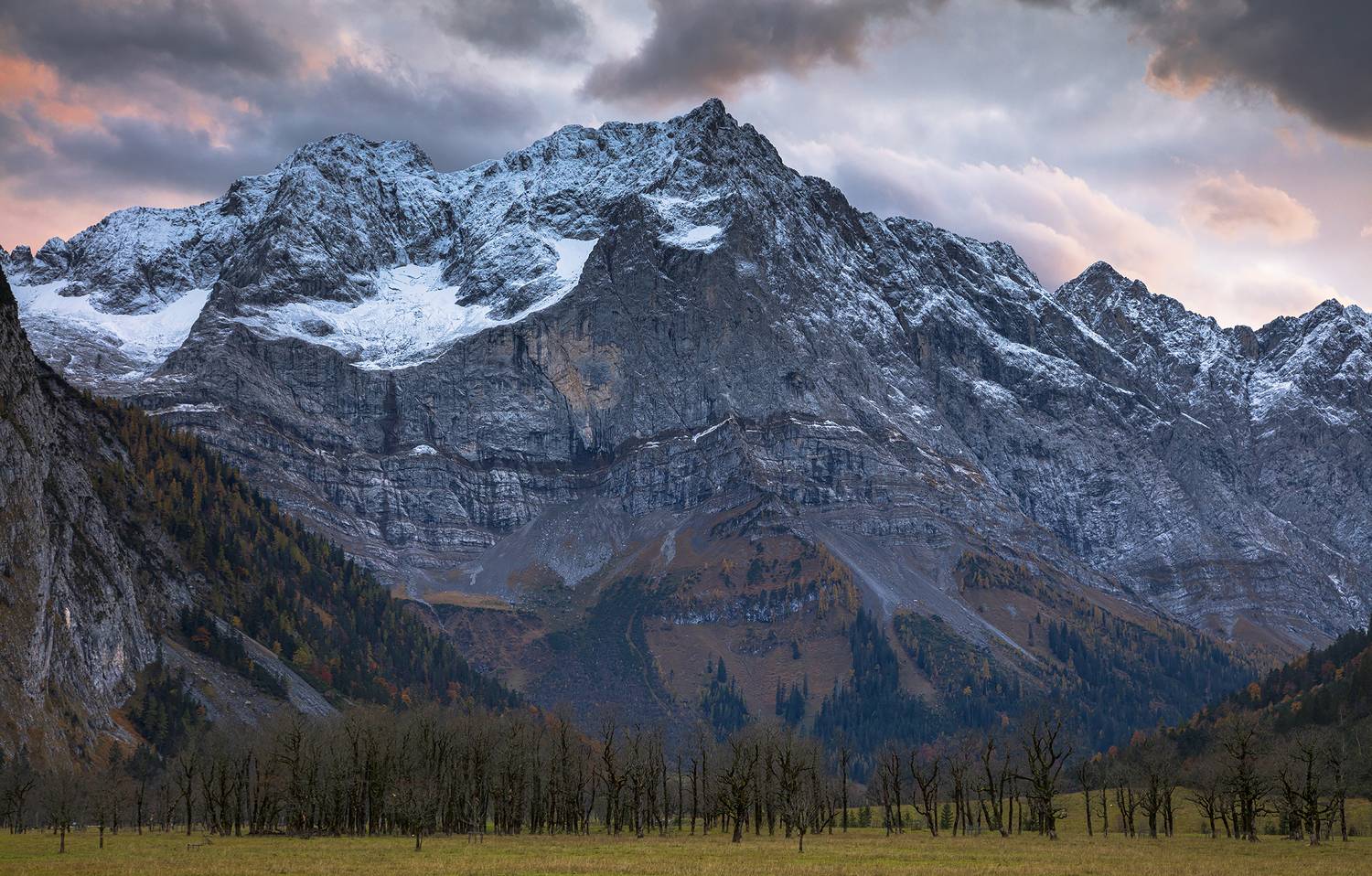 alps, mountains, winter, austria, bergahorne, 5dsr, tree,  Gregor