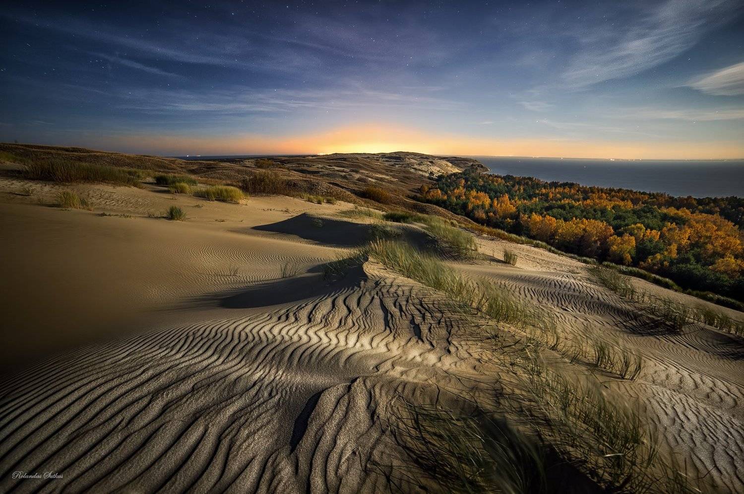 .evening, Landscape, Nida.long exposure, Sutkus Rolandas