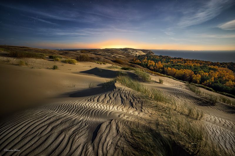 .evening, Landscape, Nida.long exposure Nida фото превью
