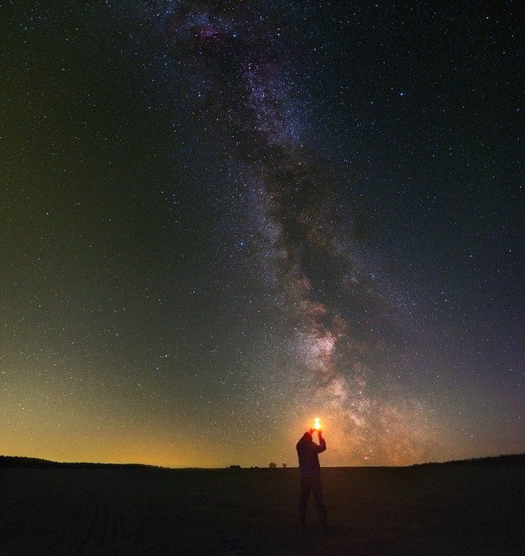 Млечный путь, Космос Свет в конце туннеля... фото превью