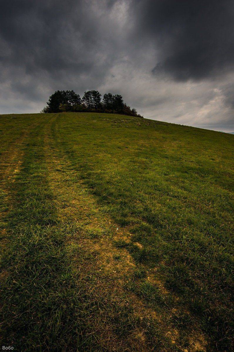 landscape, bulgaria, clouds, green, trees,, Boris Preslavski