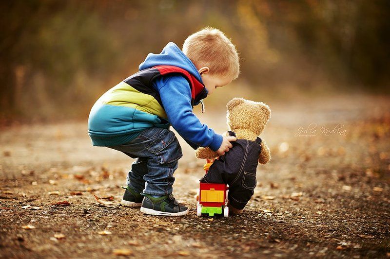 Винни Пух, Дети, Детский портрет, Детство, Кристофер Робин, Осень, Юлия Кудрина Кристофер Робин фото превью