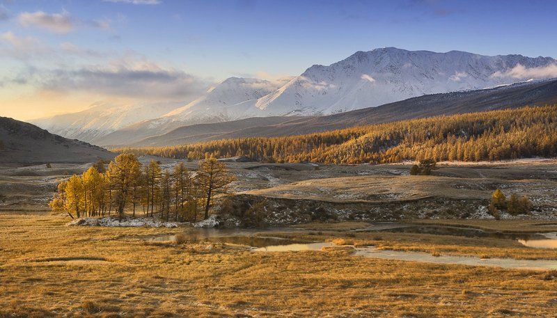 Алтай, Ештыкколь, осень Золото осени фото превью