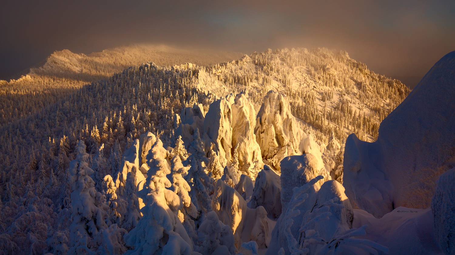 таганай, двуглавая сопка, урал., Евдокимов Сергей
