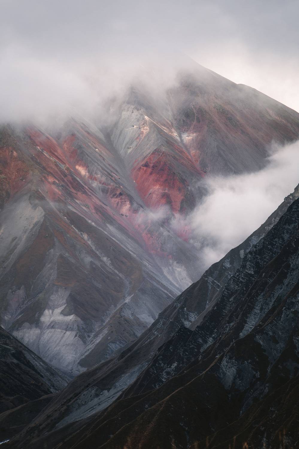 горы, грузия, осень, казбеги, пейзаж, Влад Рябинин