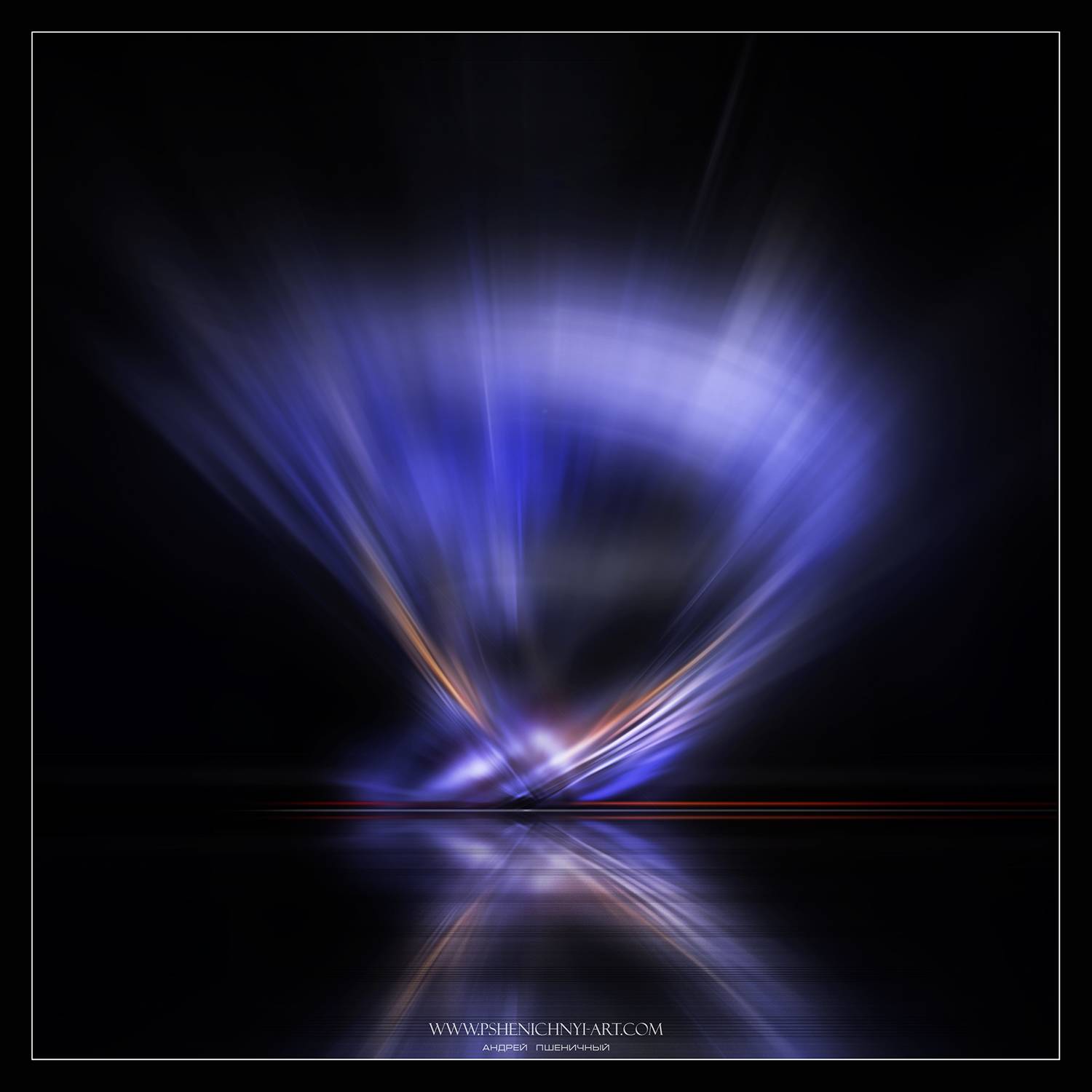 концепция, сияние, абстракция, форма, отражение, Пшеничный Андрей
