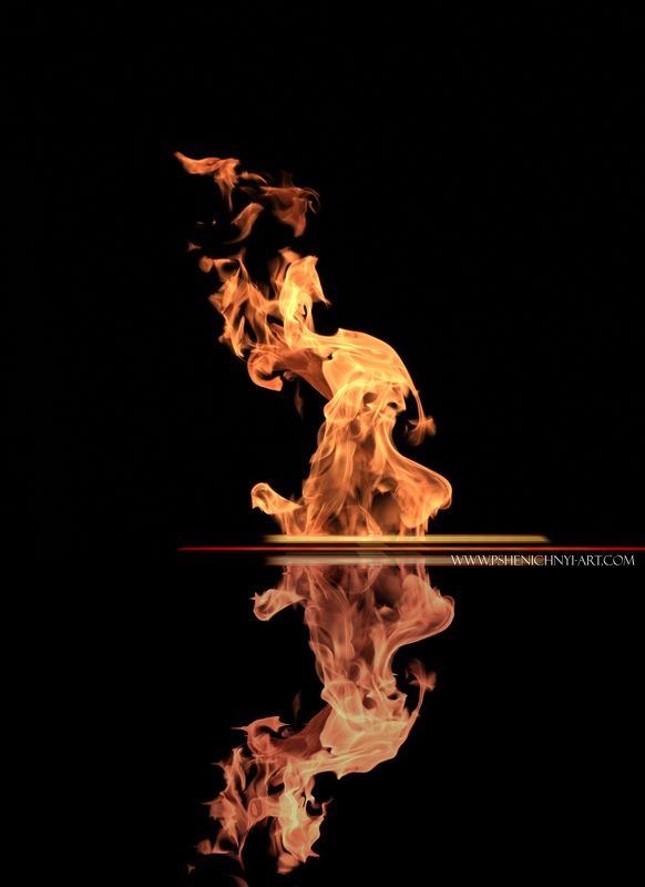 огонь, концепция, движение, пластика, образ, отражение, минимализм Пластика огня фото превью
