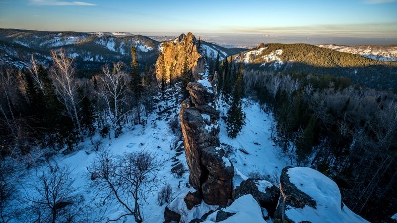 красноярские столбы, красноярск, енисейская сибирь, столбы. енисейская сибирь На хвосте китайского дракона фото превью
