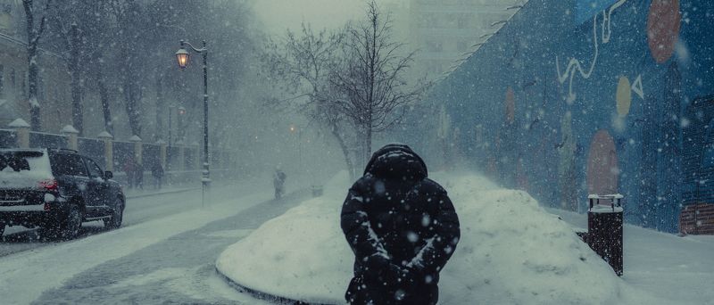 Метель в Москве фото превью