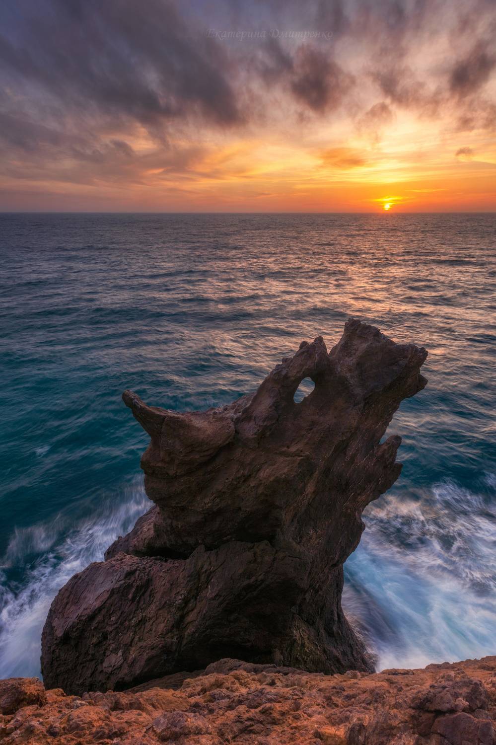 фиолент, закат, крым, море, зима, севастополь, пейзаж, crimea, landscape, sunset, Дмитренко Екатерина