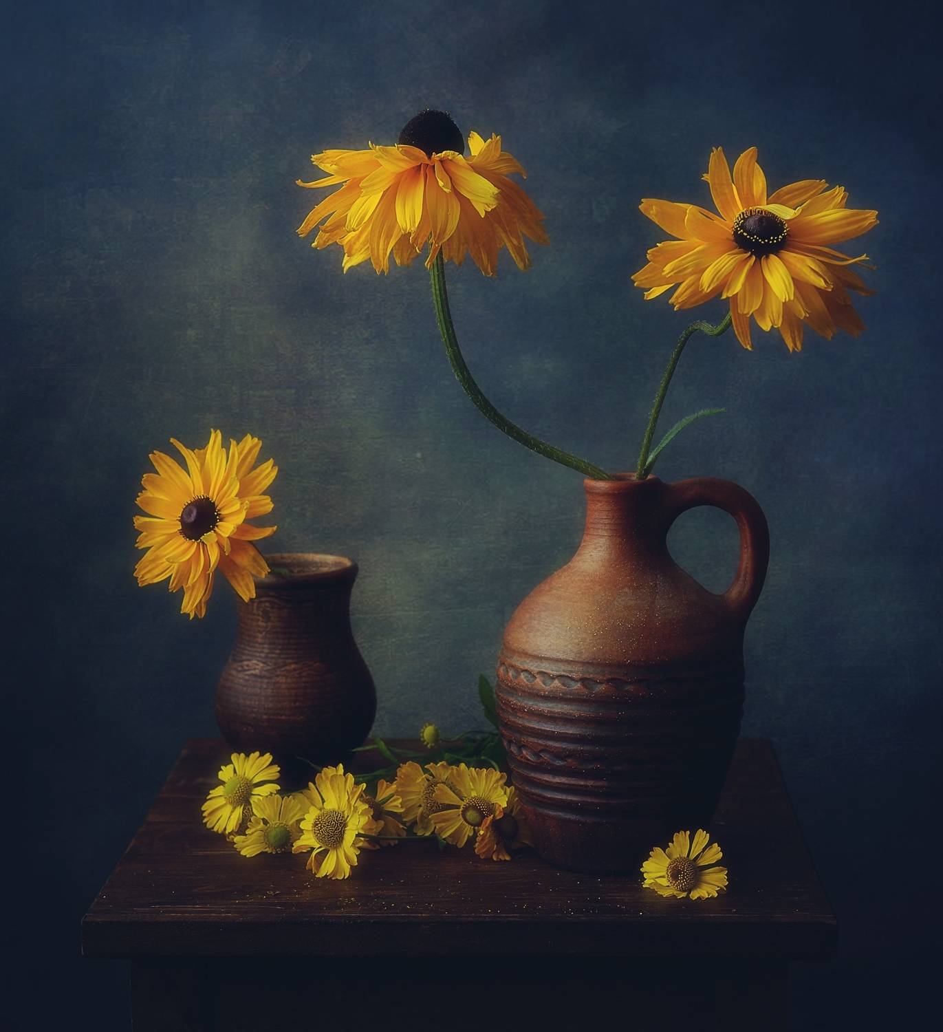 натюрморт,цветы,рудбекия,лето, Наталия К