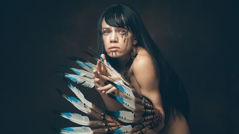 female, girl, nikond750, portrait, woman Native American chief is a woman фото превью