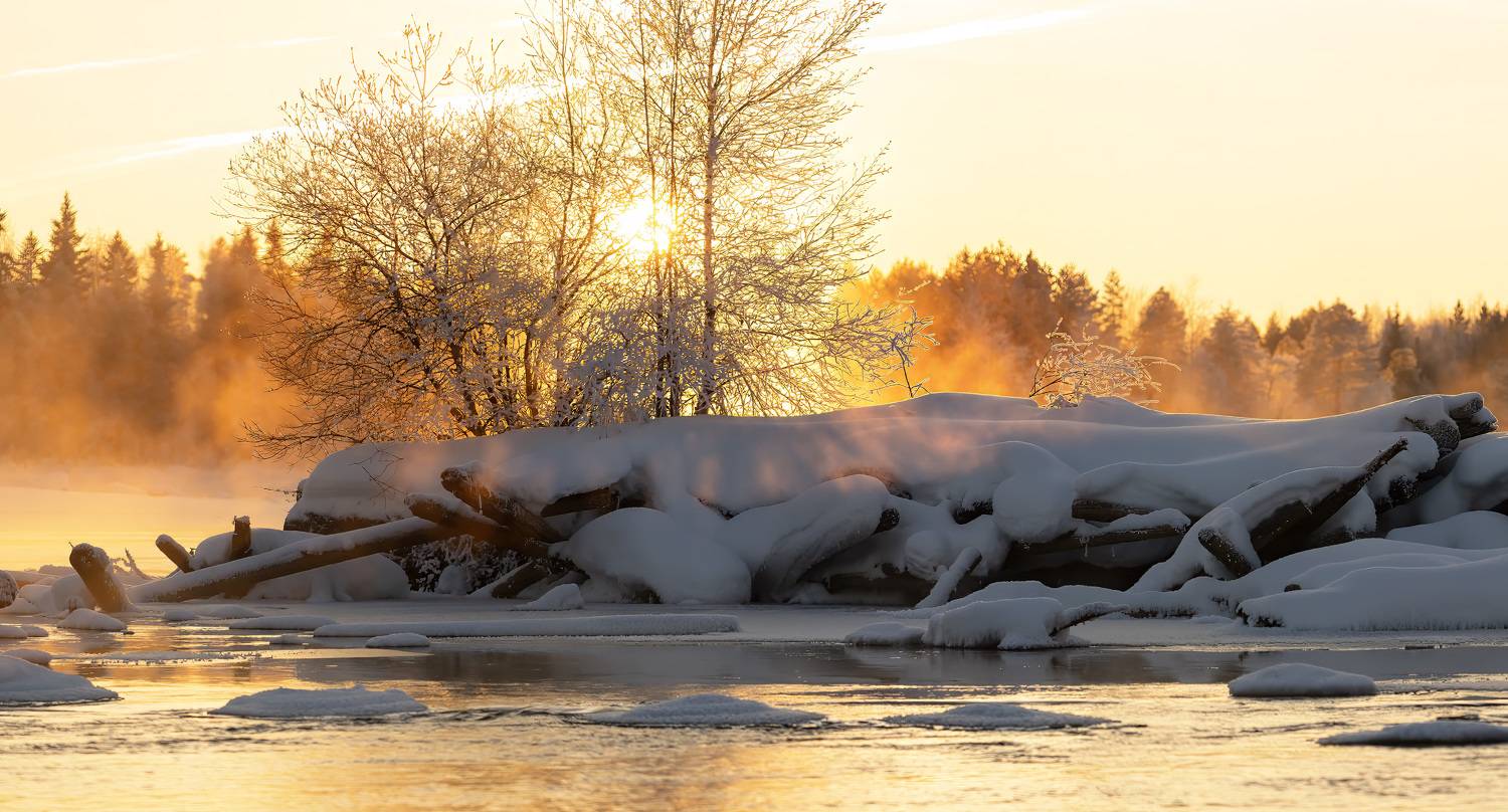сегежа, попов порог, вода, река, свет, Павлов Дмитрий