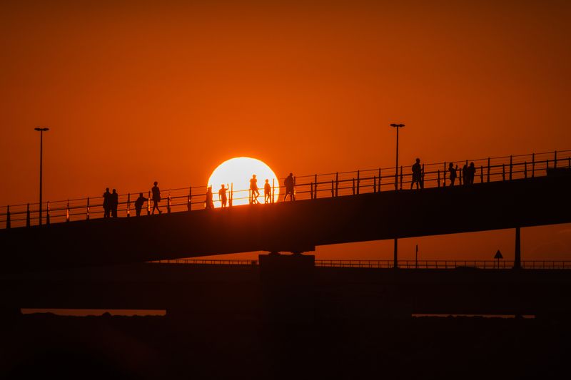 Закат в Дубае фото превью