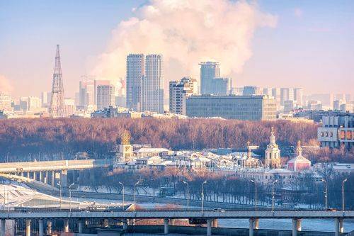Вид на Москву с Воробьевых гор