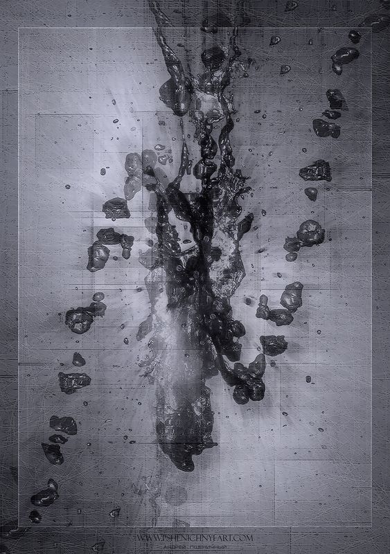 вода, капли, мгновенье, концепт, хаос, ртуть, структура, жидкий металл Ртуть фото превью