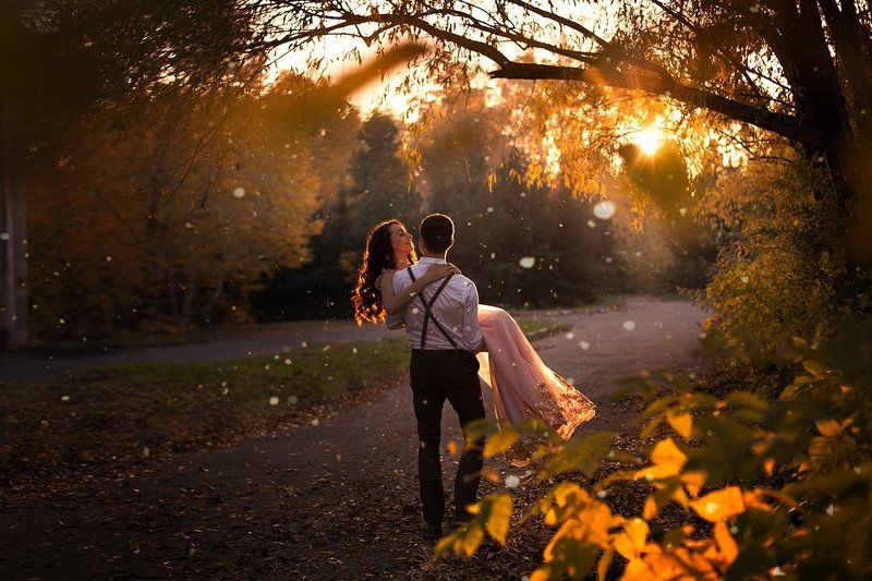 love, lovestory, light, sun, autumn, boy, girl, princess  Li & Di фото превью