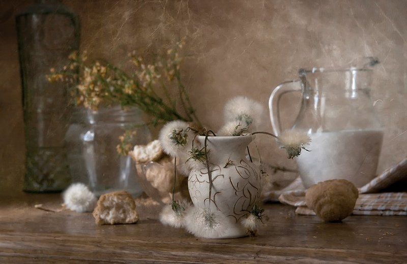 Одуванчики с печеньем фото превью