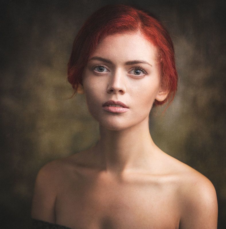 портрет девушки, студия, 2015 Екатерина фото превью