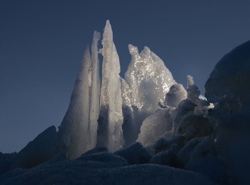 зима, лед, торос Готика фото превью