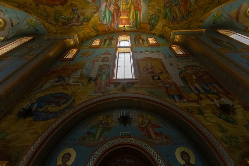 Александр Невский, храм, религия, православие, Калининград, Россия, фотография, архитектура, Alexander Nevsky, temple, religion, Orthodoxy, Kaliningrad, Russiaphotography, architecture Роспись храма Александра Невского. фото превью