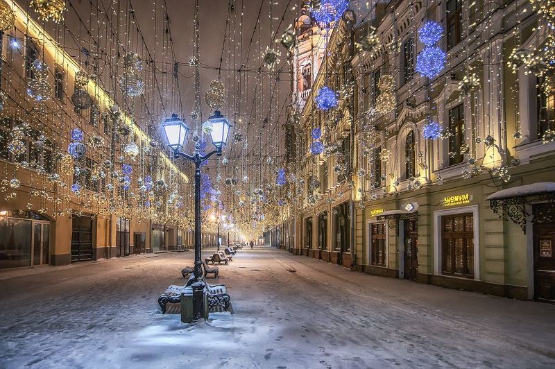 Москва новогодняя фото превью