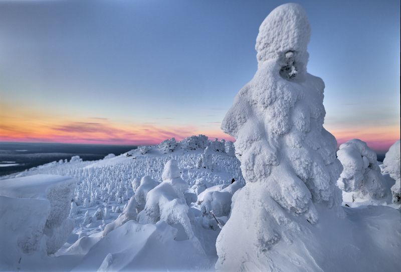 пейзаж, зима, мороз, Урал Знакомый профиль фото превью