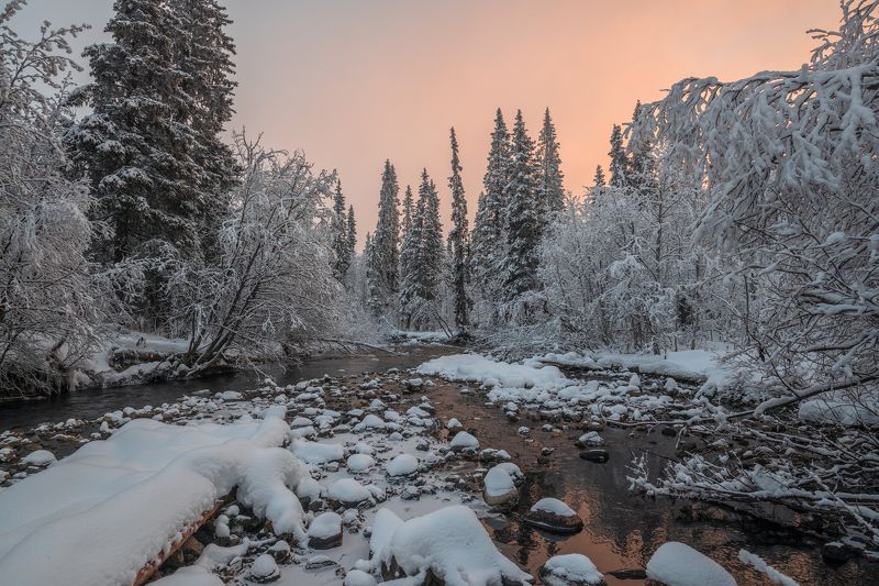 север, кольский, заполярье, Дремучий ручей фото превью