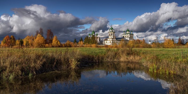 вяжищи, николо-вяжищский монастырь, осень Осень в Вяжищах фото превью