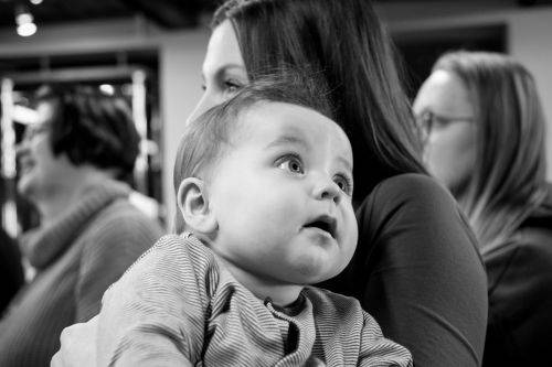 На выставке...