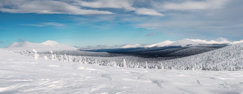 тулымский камень, чувальский хребет, панорама, пейзаж, зима, вишерский заповедник, пермский край, урал Вишерский заповедник фото превью