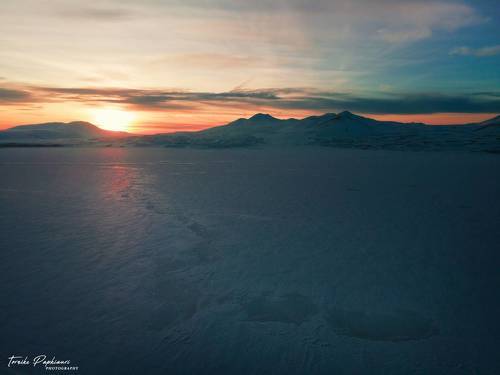 Frozen Paravani Lake